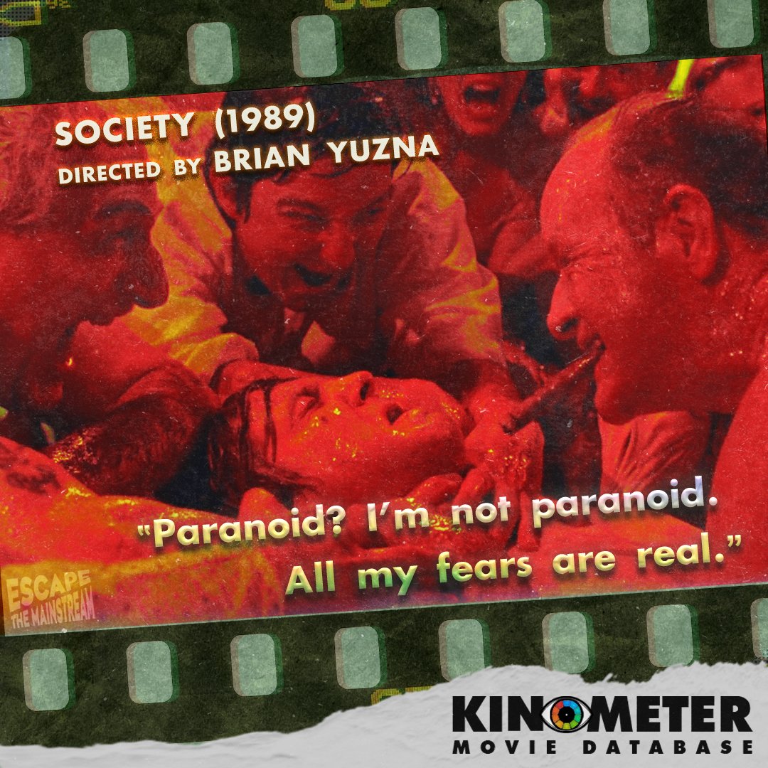 kinometer_com's tweet photo. #EscapeTheMainstream 🏠😱 Society is a 1989 surreal horror film following a suburban teenager's unsettling discovery that his perfect upper-class family is entangled in a grotesque and otherworldly conspiracy #culthorror #horrorfilm #society1989 #BrianYuzna #surrealhorror https://t.co/NhkF1IPzcu