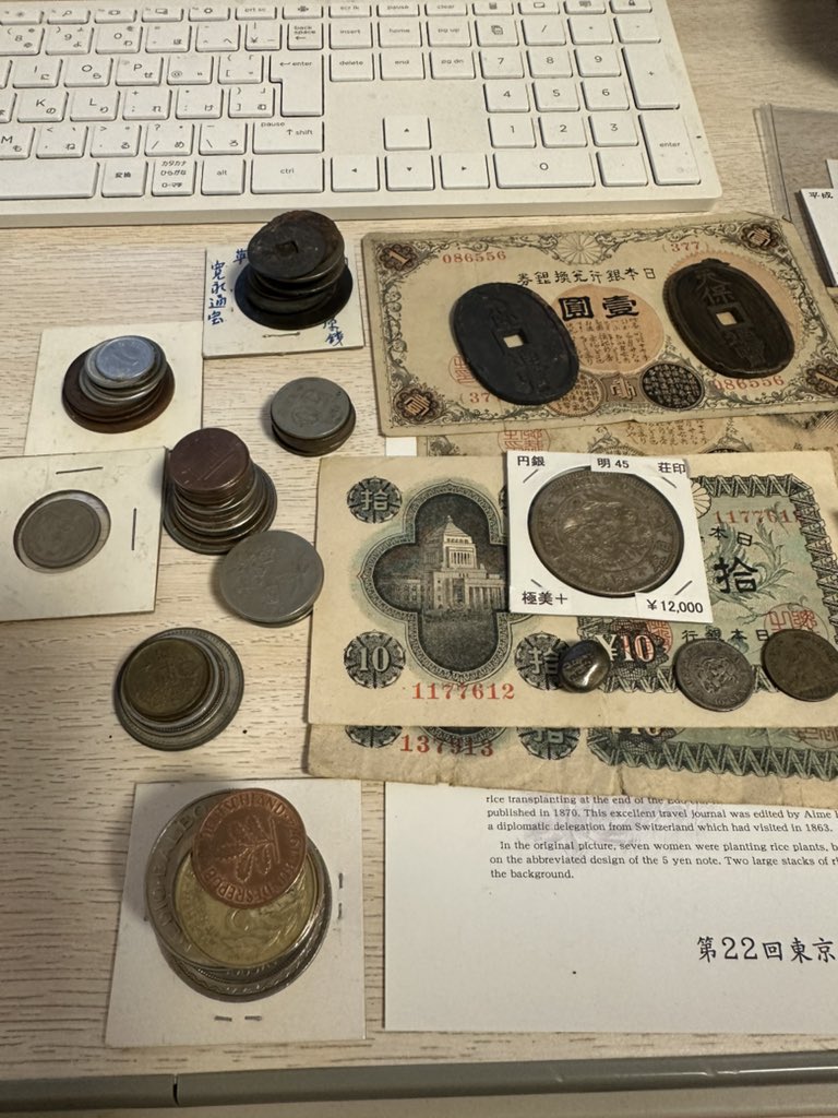 東京コインショーで500円福袋5つ購入した結果。