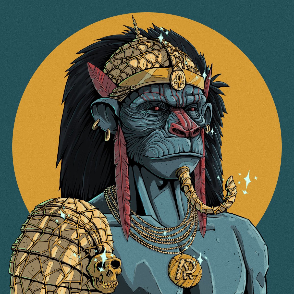 Gm Pharaohs ☕️

2 DAYS UNTIL AP ART UPGRADE!

Feast your eyes on one of the five 1/1s available 👀🦍