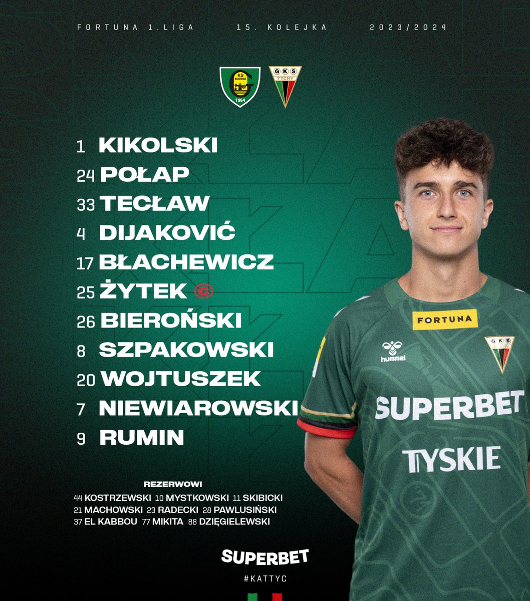 KP_GKSTychy's tweet photo. 𝐗𝐈 𝐭𝐫𝐞𝐧𝐞𝐫𝐚 𝐁𝐚𝐧𝐚𝐬𝐢𝐤𝐚 𝐧𝐚 𝐦𝐞𝐜𝐳 𝐳 @_GKSKatowice_!

#KATTYC https://t.co/jTdVQmdMxF