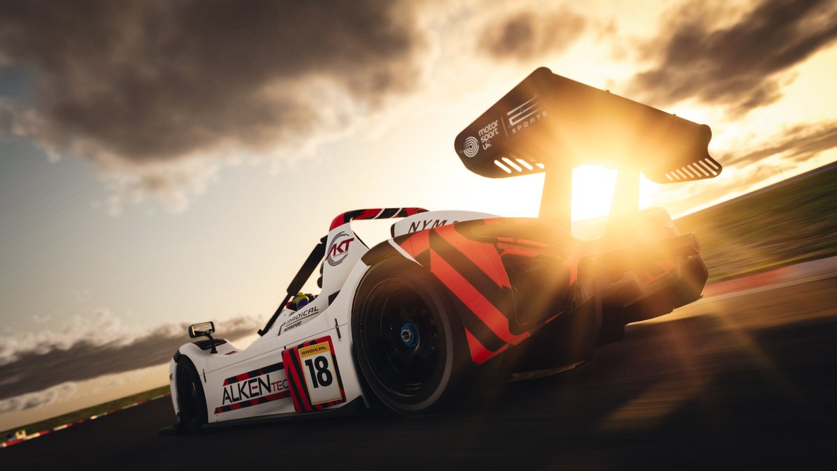 MsptUK_Esports's tweet photo. The sun has set on Round 2 of the @RadicalMSport Esports Cup UK and what a race it was!

@NathanMoore88_  again resisted the pressure from Luke Maxwell and Crofton Woodhatch to take the overall win

Full results and standings here - https://t.co/3qEU9xZFRR

📸 - @RC_SimPhotos