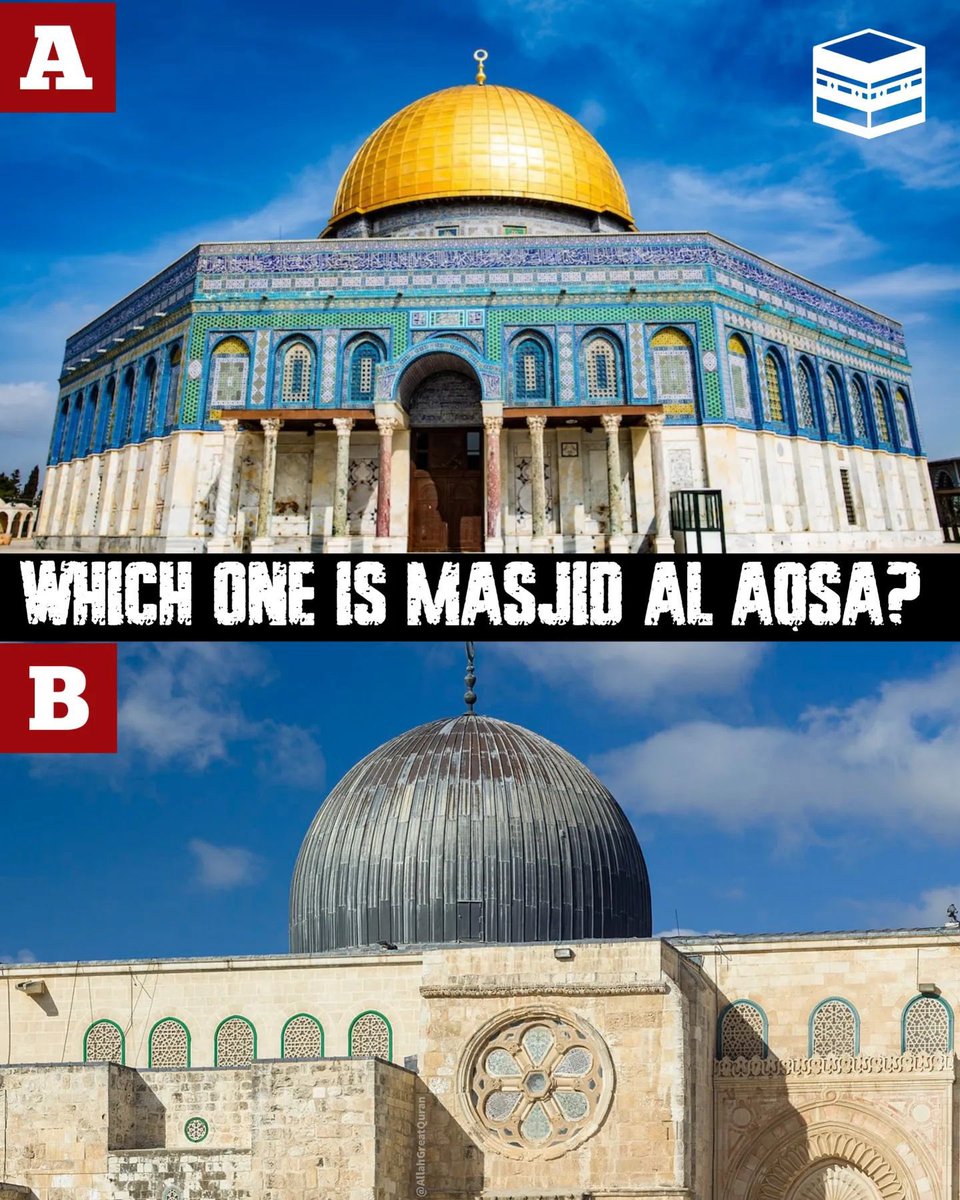 Which one is masjid al-Aqsa? 🤔