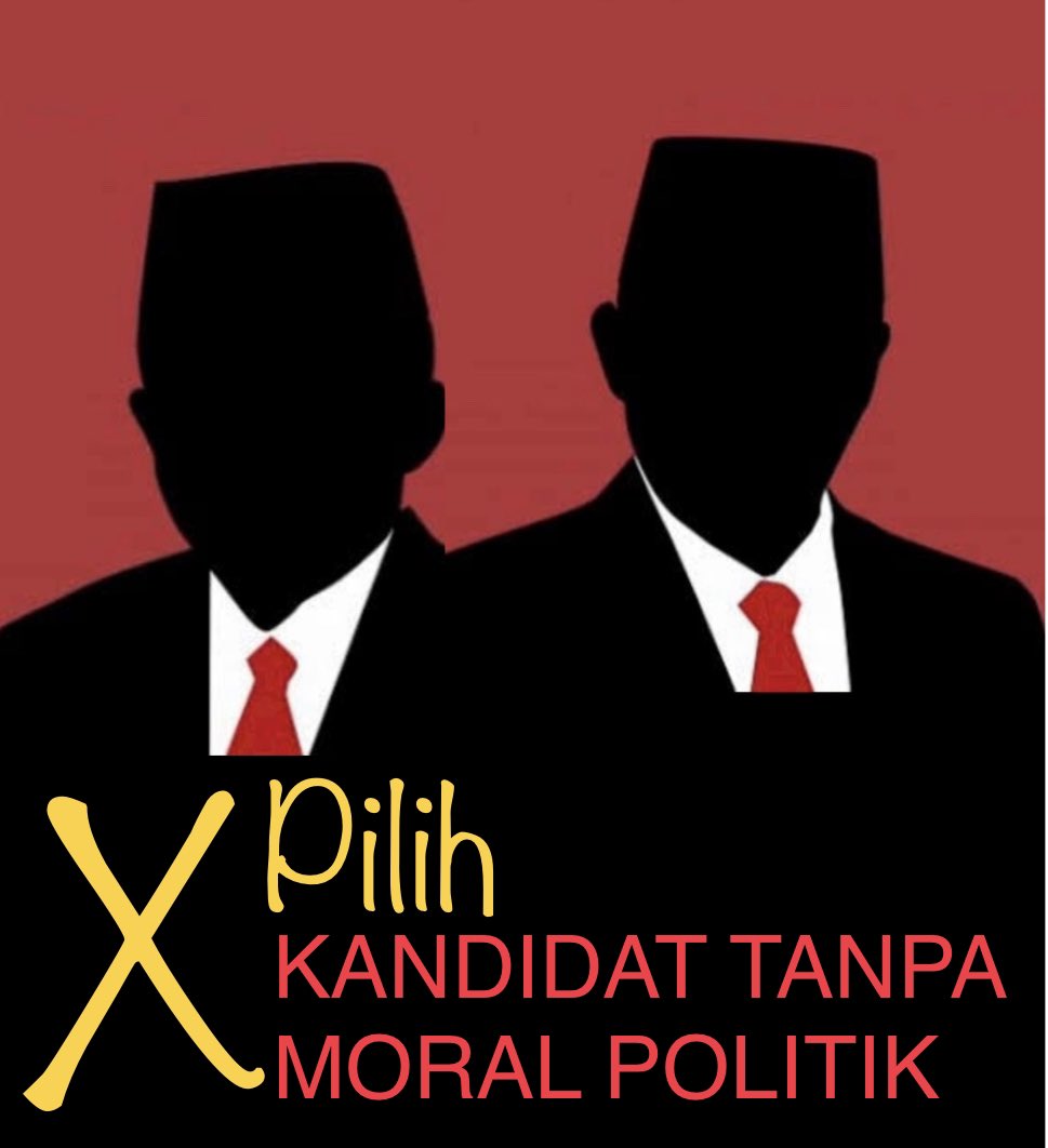Naz_lira's tweet photo. 𝗔𝗡𝗗𝗔 𝗦𝗘𝗠𝗨𝗔 𝗦𝗨𝗔𝗥𝗔 𝗣𝗘𝗡𝗘𝗡𝗧𝗨 𝗕𝗔𝗡𝗚𝗦𝗔 𝗜𝗡𝗜.

Sekali pun ada Trilyunan Rupiah dana untuk membuat Spanduk-nya…

Andai pun ada Jutaan Truk yg mengangkut Baliho-nya…

Walau pun ada Seribu Naga yg menjadi Backing-nya….

Dan ada Zionist Israel yg jadi pendukungnya…

𝗞𝗔𝗠𝗜 𝗧𝗔𝗞 𝗔𝗞𝗔𝗡 𝗣𝗘𝗥𝗡𝗔𝗛 𝗟𝗔𝗚𝗜 𝗠𝗘𝗟𝗜𝗛𝗔𝗧 𝗠𝗘𝗥𝗘𝗞𝗔 𝗔𝗗𝗔..!!.

Mari ajak masyarakat berpikir dan bersikap cerdas dengan :
#TolakKandidatCacatPolitik

RT, Share & Gaungkan :
#𝐓𝐨𝐥𝐚𝐤𝐊𝐚𝐧𝐝𝐢𝐝𝐚𝐭𝐂𝐚𝐜𝐚𝐭𝐏𝐨𝐥𝐢𝐭𝐢𝐤 

Share semangat moral ini keseluruh group WAG dan medsos hingga sampai keseluruh pelosok Nusantara.

“𝙄𝙣𝙜𝙖𝙩, 𝙨𝙪𝙖𝙧𝙖 𝙖𝙣𝙙𝙖 𝙖𝙙𝙖𝙡𝙖𝙝 𝙎𝙪𝙖𝙧𝙖 𝙋𝙚𝙣𝙚𝙣𝙩𝙪 𝙩𝙚𝙜𝙖𝙠𝙣𝙮𝙖 𝙃𝙪𝙠𝙪𝙢 𝙙𝙖𝙣 𝘿𝙚𝙢𝙤𝙠𝙧𝙖𝙨𝙞 𝘽𝙖𝙣𝙜𝙨𝙖 𝙞𝙣𝙞..!!”