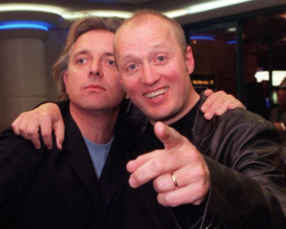 youngonesfan's tweet photo. Ade’s tribute to Rik Mayall; ‘There were times when Rik &amp; I were writing together when we almost died laughing. They were some of the most carefree stupid days I ever had &amp; I feel privileged to have shared them with him. And now he's died for real. Without me. Selfish bastard’! https://t.co/aDKilvl2Y2