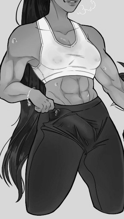 She's simply gonna post that post-workout selfie for the #SeductiveSunday