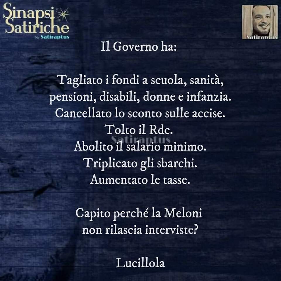 #Meloni #Governo #accise #rdc #salario #pensioni #scuola #sanità #12novembre