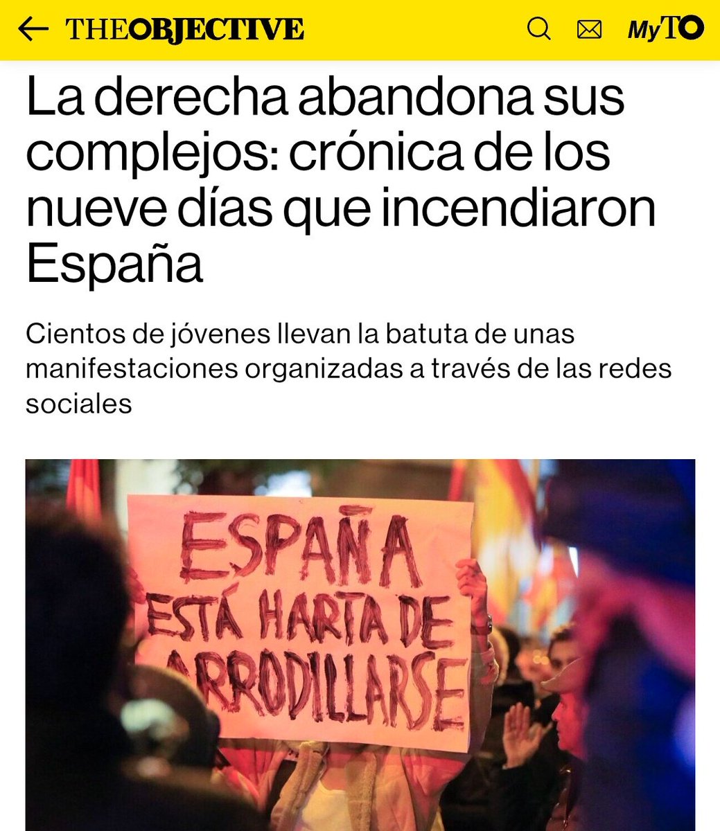 JosemaVallejo's tweet photo. No hay comercios cerrados para evitar saqueos, no hay mobiliario urbano destrozado; no hay heridos. Eso nos diferencia. Sigamos así.

A excepción de los lacrimógenos, que aún tenemos que averiguar quién dio la orden política, la actuación policial está siendo muy suave, ni un 1 en la escala de 0-10, pero, afortunadamente para ti, eres una persona normal; eres nuevo en esto de las "manifas" y te parece demasiado contundente.

¿Puede haber algún exceso de celo por parte de algún policía? Puede y seguro que alguno habrá. Todas las actuaciones se estudian después, pero que levanten a la gente del suelo o avancen para dispersar cuando llega la noche, es lo normal.

Hay un 99% de ciudadanos pacíficos y un 1% de imbéciles. No son policías infiltrados, os lo garantizo. Son ultras de distinto signo (izquierda y derecha) reventándolo todo. Lee los medios, alguno de esos que ante el golpe de estado separatista minimizaba los hechos, hoy busca encontrar la foto de la violencia. No seas tú el que colabore.

Las asociaciones policiales también han emitido todas comunicados en contra del gobierno y el desastre al que nos conduce y muchos nos estamos enfrentando a esto a cara descubierta. Los que estáis llamando "perros del sistema" o "cipayos" a los policías, solo estáis copiando el argumentario cutre de la izquierda abertzale y poniendo a su altura.

La acción de ayer se vio muy clara. Si estabas detrás de la primera línea es normal que no lo vieras venir, pero los cuatro chusma de siempre se pusieron a arrojar objetos a la Policía y a romper la barrera de protección. La Policía tomó distancia de seguridad y ni siquiera cargó. Avanzó la linea, recuperó la barrera y volvió a su posición.

Cuando todo el mundo sale corriendo, es lógico que exista cierto "pánico", algunos policías tienen que dispersar los grupos que no se mueven y puede que te pille allí.

Si crees que el policía tiene un detector, te equivocas. Lleva un casco con visión muy reducida. Siempre pagan justos por pecadores, porque el violento es un experto en disturbios y cuando el policía llega, ya no está allí para recibir gomazos. Solo quedas tú y estás en la línea que toca desplazar.

Cuando un agente recibe orden de cargar, obedece por la simple razón de que él no sabe si existe un compañero o toda una sección en peligro. No puede verlo y tiene que confiar en la decisión del mando. No hay visual entre los diferentes pelotones y secciones.

Igual que tú no ves quién es el violento que está en primera fila y crees que cargan contra ti, que eres pacífico, el policía tampoco. Como he dicho, tiene su movilidad y visión muy reducida por el equipamiento.

Los que gritan: "El 1-O yo te defendí", que no duden que las FFCCSS estarán a la altura como lo han estado siempre, pero si estáis esperando una revolución armada, un desastre o el cambio de rumbo por la vía de la fuerza, esperad sentados. Si estamos concentrándonos y manifestándonos es, precisamente, para evitar cometer los errores que en el pasado nos llevaron al desastre.

La defensa de España, de nuestra constitución, nuestras leyes y nuestra identidad y convivencia, merece lo mejor de nosotros mismos. 

Si no hay bengalas, botellazos ni se intenta quebrar la línea policial, no hay humo ni gomazos. Sean las 10 o las 3 de la madrugada, si no hay violencia, el dispositivo policial se hartará de avisar, pero nunca cargará.

Si hay bengalas y botellazos, caras tapadas, capuchas y máscaras, habrá gomazos y si te llevas uno, aguanta, piensa por qué estás allí y responsabiliza al responsable, no al padre de familia que, cuando se quite el uniforme, estará a tu lado en esa misma concentración.