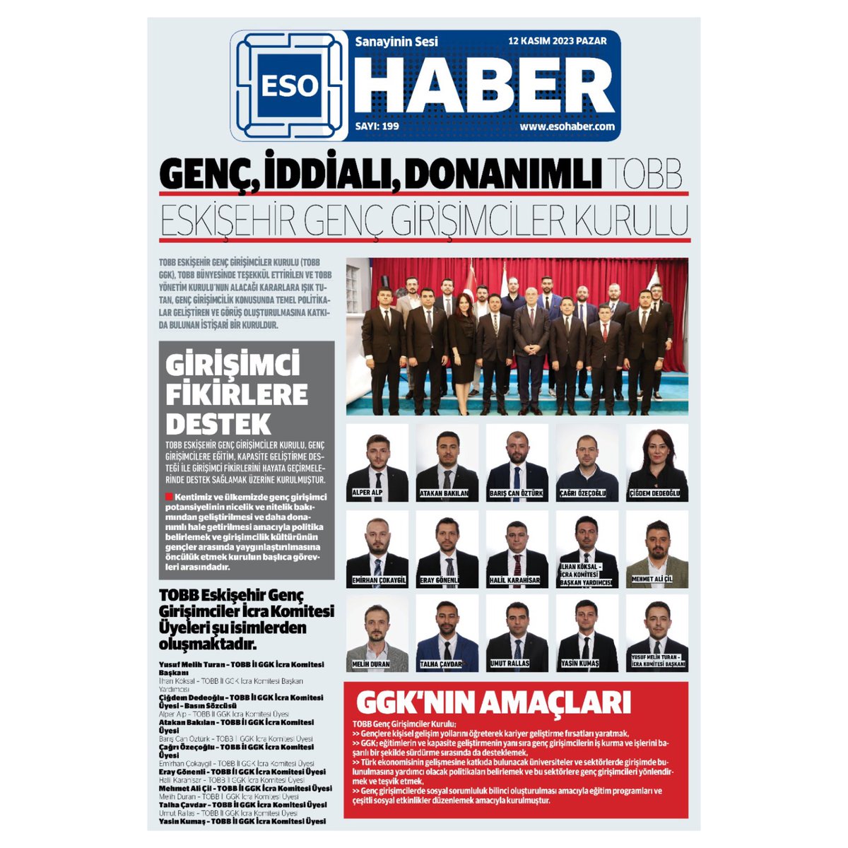 esohaber's tweet photo. 📍 ESOHABER DİJİTAL GAZETE -12.11.2023 https://t.co/NY8Jw46CdK