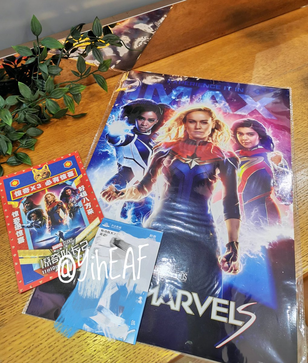 EagYih's tweet photo. #TheMarvels ！！！ https://t.co/KUXAnFwRTY