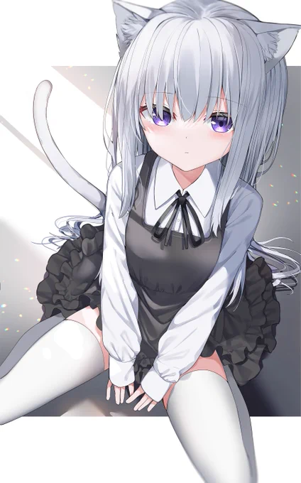 白猫化 
