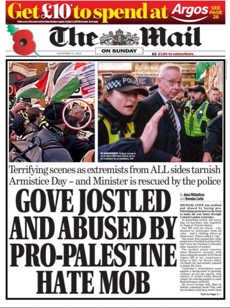 Liz Webster (@lizwebstersbf) on Twitter photo So did <a href="/michaelgove/">Michael Gove</a> go out with Mail photographers with the intention of getting a front page story to deflect away from #BravermanBoys?
Why else would he have been there? So did <a href="/michaelgove/">Michael Gove</a> go out with Mail photographers with the intention of getting a front page story to deflect away from #BravermanBoys?
Why else would he have been there?