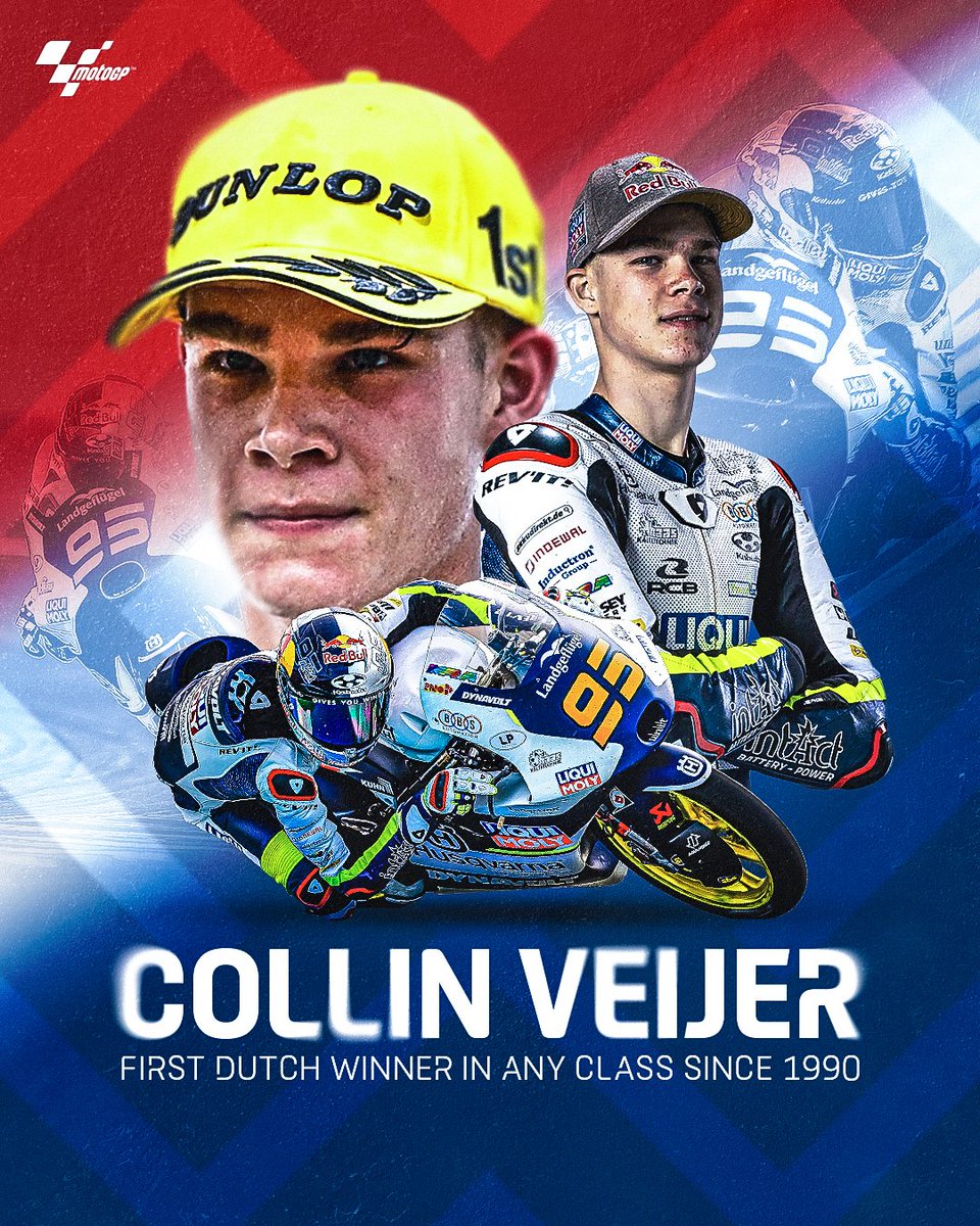 The fans from the Netherlands must be over the moon thanks to @collinveijer95!🤩

The <a href="/IntactGP/">Intact GP</a> rider has become the first Dutch winner in any class since Hans Spaan at the 1990 #CzechGP 🙌🇳🇱

#MalaysianGP 🇲🇾 | #Moto3