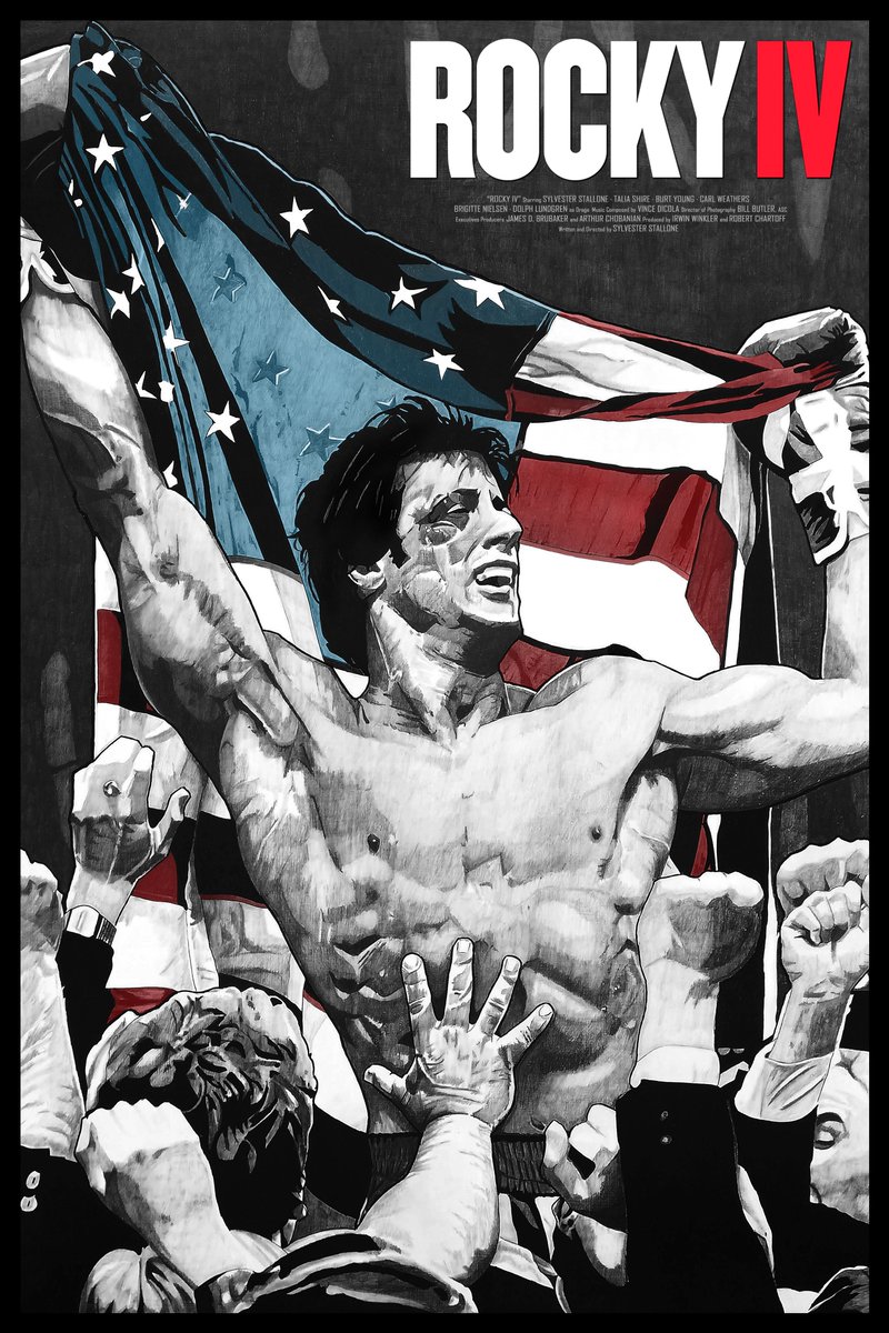 'Days of Glory' New work for @HeroComplexArt being part of the latest exhibition 'Game Day'

🛒NOW AVAILABLE
hcgart.com/collections/ve… 
Regular&Variant Poster 24'x36'
Fine Art Giclee Print / Limited Edition of 75

#RockyIV #SylvesterStallone #prints #artgallery #HeroComplexGallery