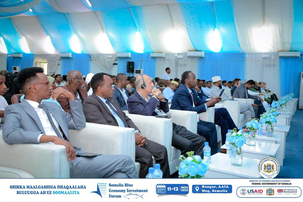 Minister <a href="/garaadsomali/">Garad Qowqabo</a>  and DG <a href="/Rashidmabdi/">Abdirashid M. Abdi</a> are attending Somali Blue economy and Investment conference which is organized by the Ministry of Fisheries and Blue Economy.