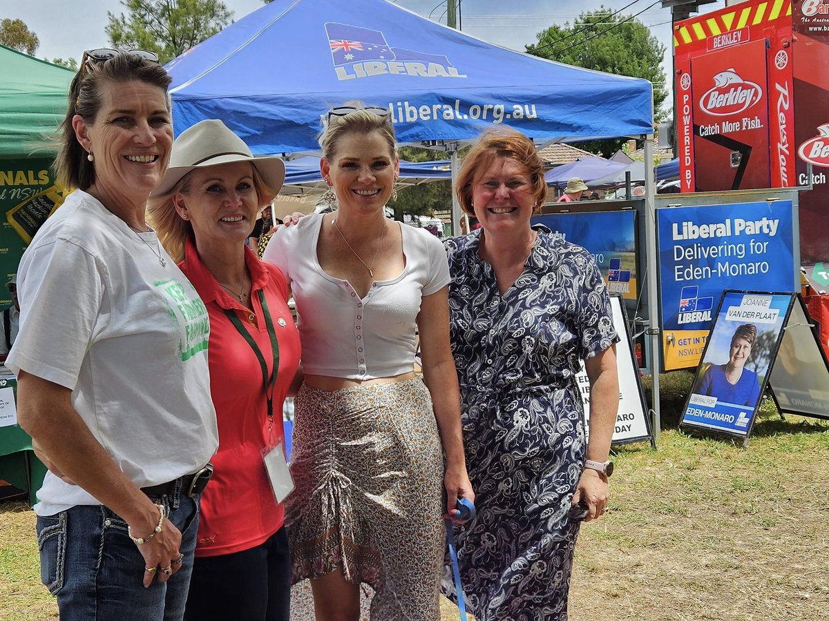 EdenMonaroLibs's tweet photo. Big weekend at the Queanbeyan Show for our candidate Jo van der Plaat. https://t.co/lBlReMZarU