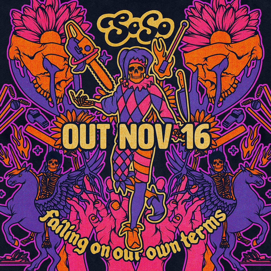 SoSopunx's tweet photo. ICYMI - our sophomore EP 'Failing On Our Own Terms' is out November 16th 😍 
Pre-save it here: https://t.co/Pp7Fzg4QpX https://t.co/D7UCTdVP1H
