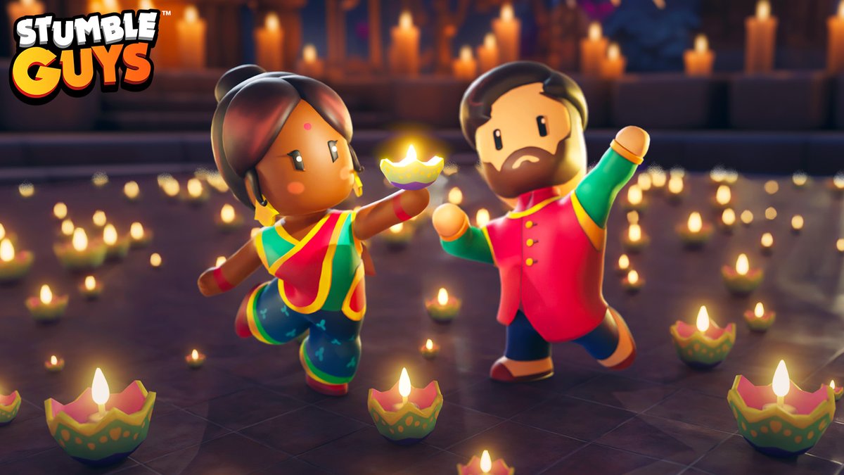 PARTIDAS COM O DIWALI GUY - STUMBLE GUYS, VEM VER!