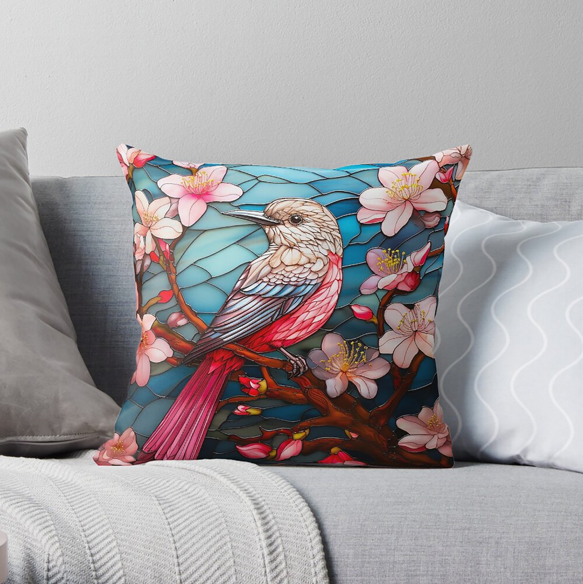 🔥 Our #Sale is Now On! 🔥
Flower and Bird Stained Glass Art Design #Cushion / Throw Pillow. 10% off. Reduced price from £23.40. 
#ValerieGiftsUK 
#UKGiftHour #UKGiftAM
valeriegiftsuk.etsy.com/listing/157914…