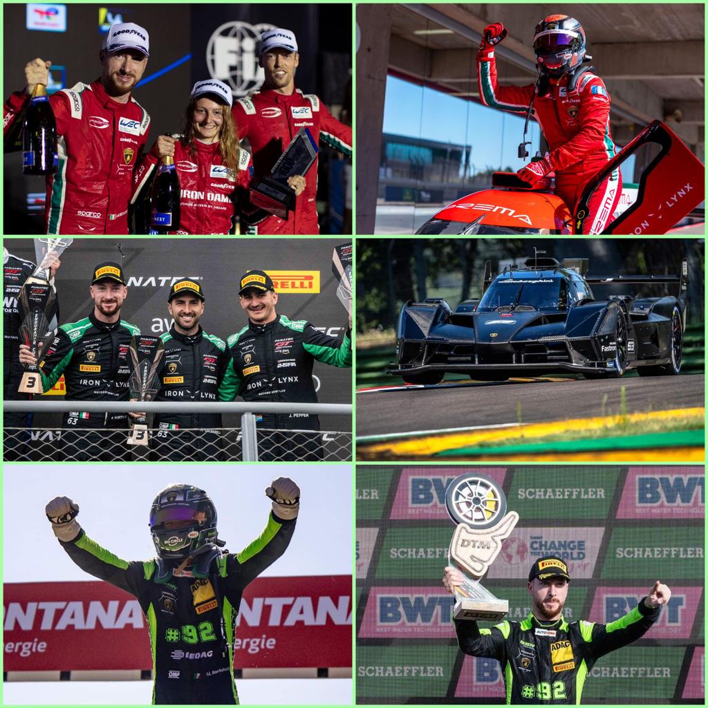 Some of @M_Bortolotti's finest moments in 2023! ✅️ First FIA WEC podium ✅️ First FIA WEC pole position ✅️ First DTM victory ✅️ Lamborghini SC63 LMDh testing ✅️ 2nd in the DTM 2023 standings #WEC #IMSA #DTM