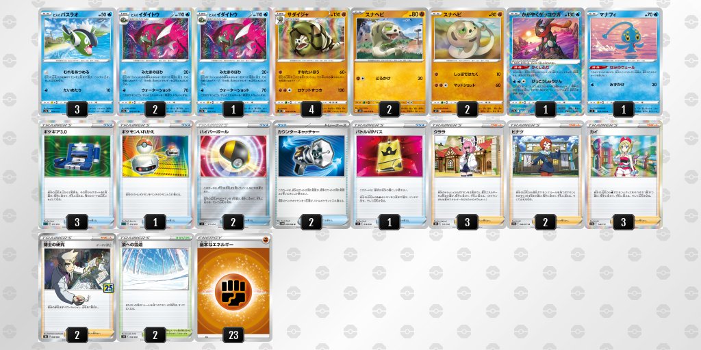 pokeca_book's tweet photo. シティリーグ11/12【日】
ポケ堂盛岡店

TOP8　ヒスイイダイトウ＋サダイジャ

https://t.co/XNhTomcnsD https://t.co/PJjAGrb2qL