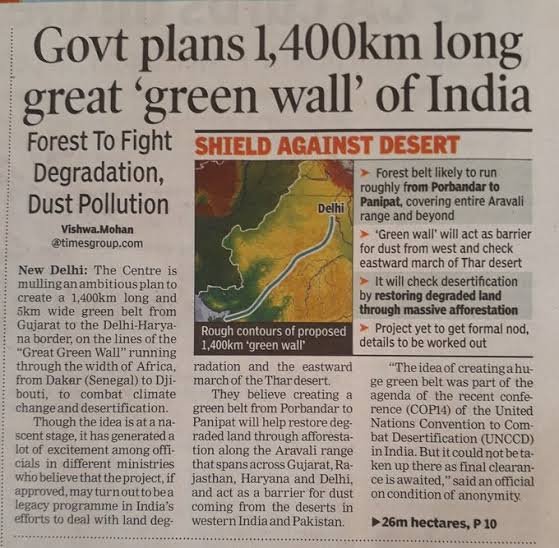 This is how they gonna save North India from desertification. Digging thier own grave.