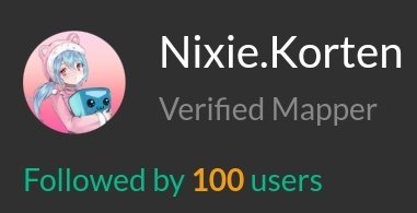 Aaah thank you for 100 followers on beatsaver, it really means a lot❣️ ^^