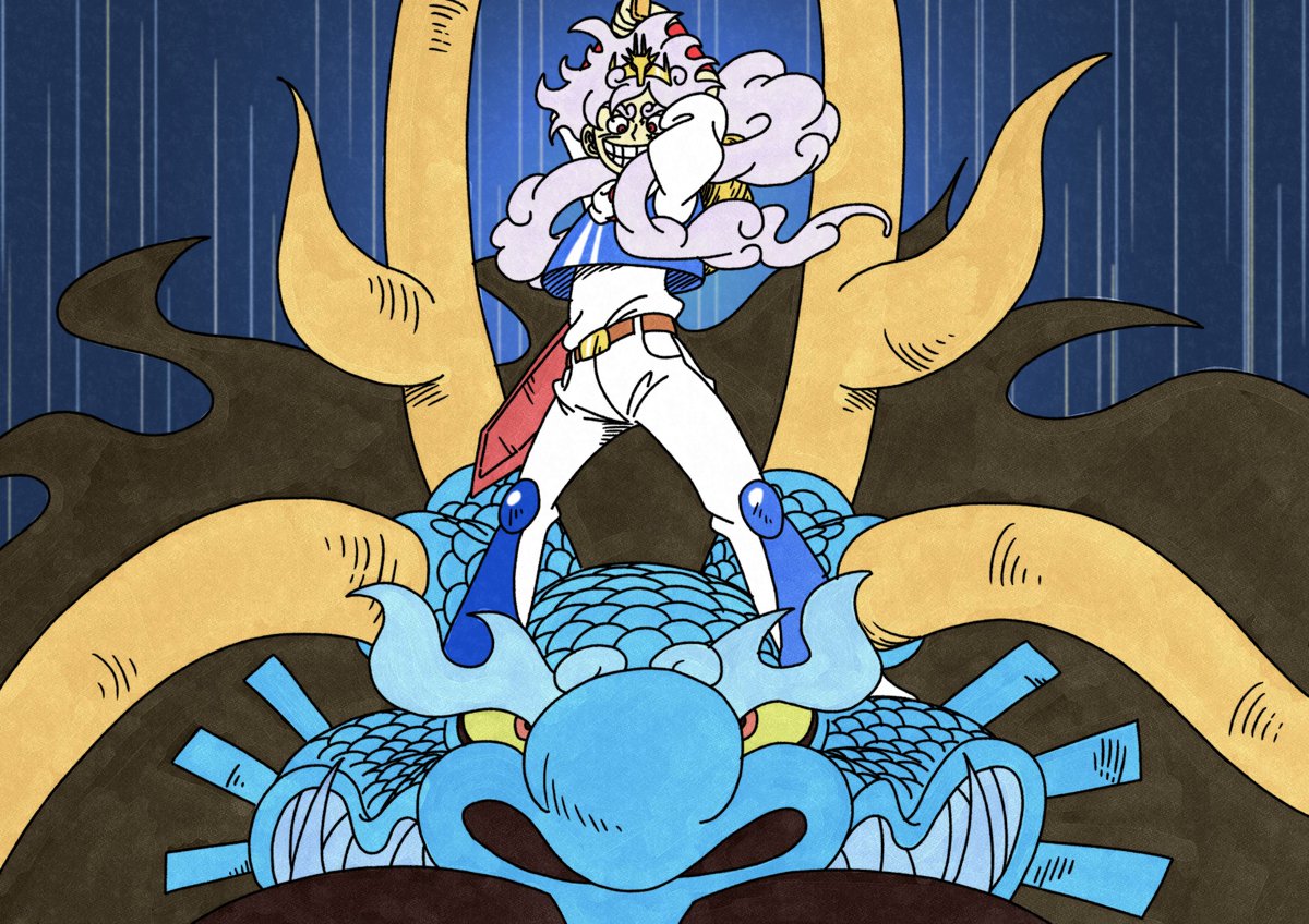 「りゅーーじん、まるぅーーーっ！！！」
「おぉぉぉーーーっ！！！」
＃田中真弓　＃玄田哲章　＃ワンピース　＃魔神英雄伝ワタル