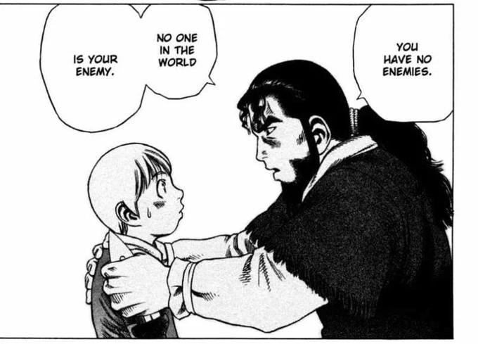 just caught up to the latest chapter of Vinland saga, also I hab no enemy 