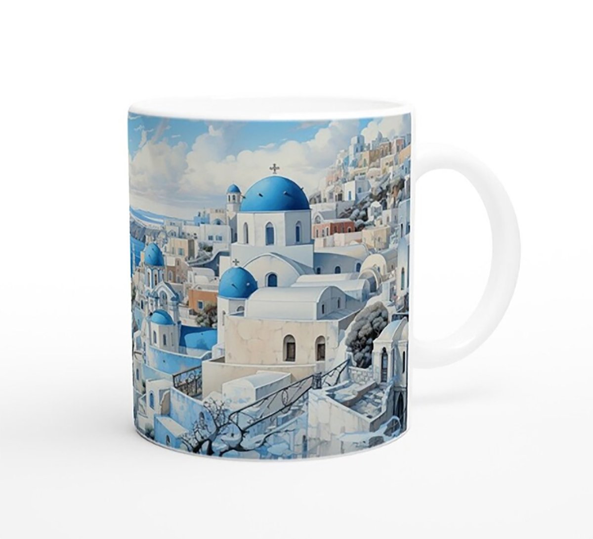 🔥 Our #Sale is Now On! 🔥
#Santorini Sea Coast Watercolour Painting Design. White 11oz Ceramic Mug. 
10% off. Reduced price £14.85. Free UK shipping. We ship worldwide. #ValerieGiftsUK
valeriegiftsuk.etsy.com/listing/155662…