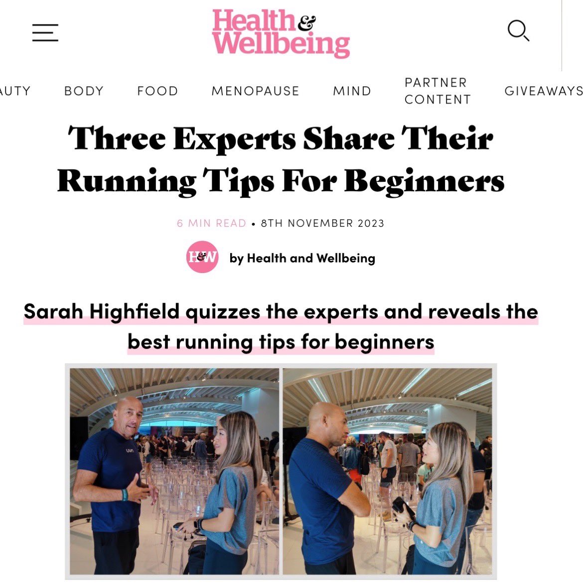 Freelancing_Sar's tweet photo. Need running tips? Check out my latest article on @healthwell_uk!
Thank you: @venturun @hugomartinipt @helios_retreats
https://t.co/bcV2JLWk8C
#UYN #UYNSports #UYNAmbassador #PaoloVenturini #StrideAndGlory #HeliosRetreats #SarahHighfield #HealthWriter #FitnessWriter https://t.co/jWOvTXkqvW