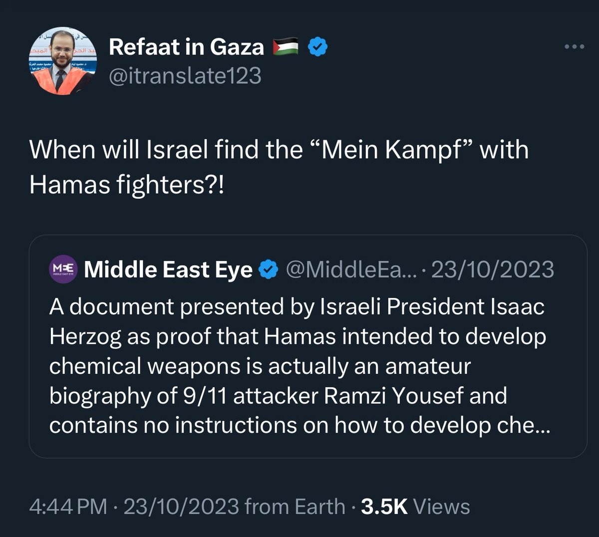 zionists come up with a lie palestinians haven't already predicted challenge