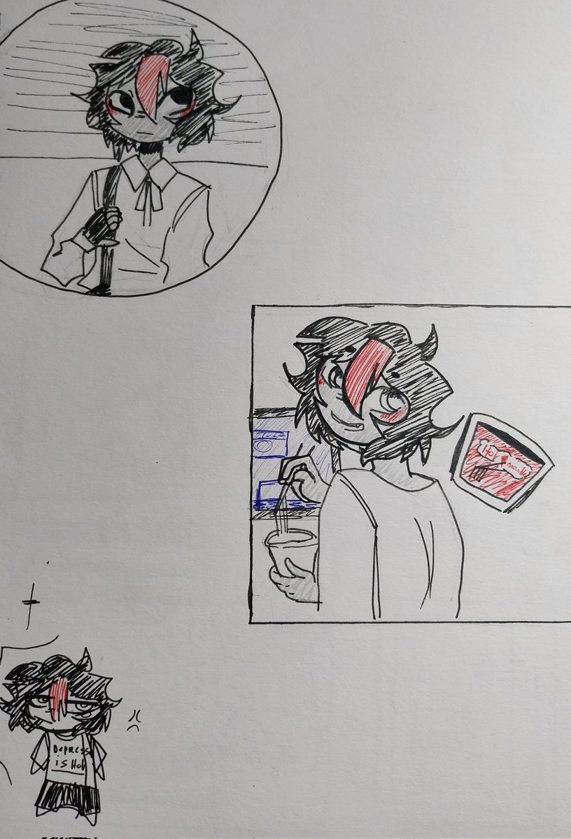 alextrippping's tweet photo. Some more lil stuff of my oc! #mdgm #mydearhatchetman #oc https://t.co/pE4cNRfmt3