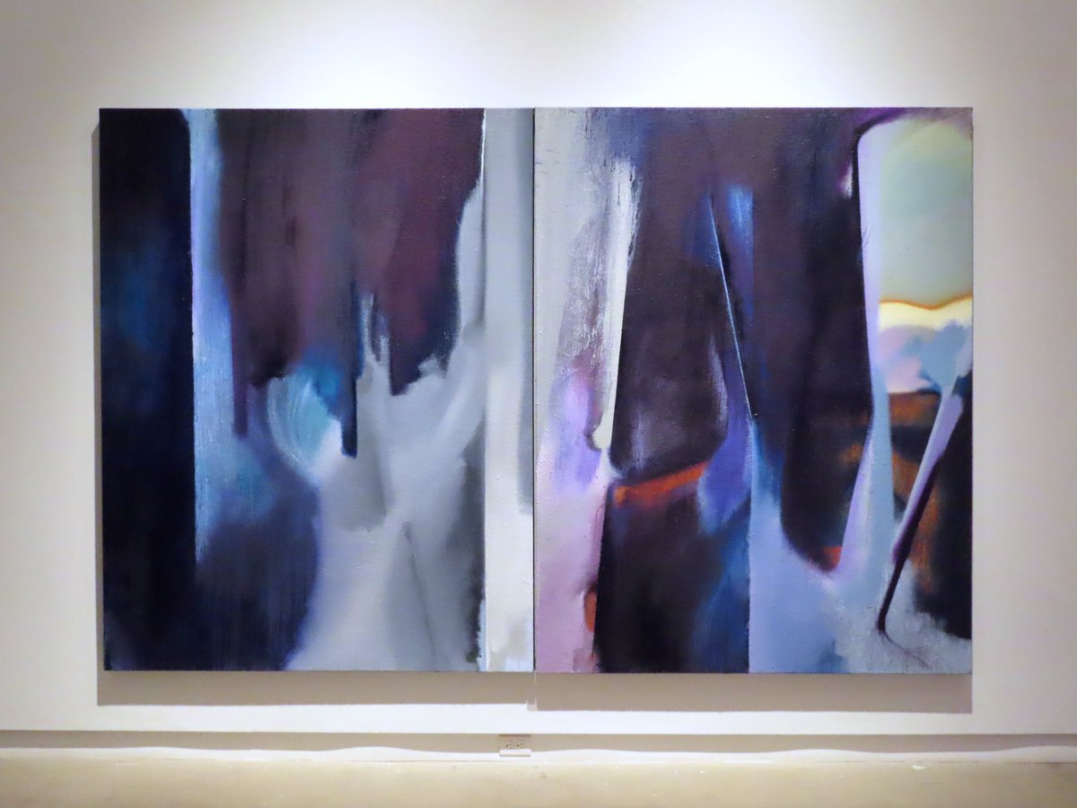 Adam_M_Lauder's tweet photo. visiting Niall McClelland's excellent show at Clint Roenisch yesterday with my mom, who watched these works being painted this summer at the cottage next to hers up on the Saugeen Peninsula (con't...)

@LLAINetc @clintroenisch #thejuice https://t.co/utrXPVt0Ma