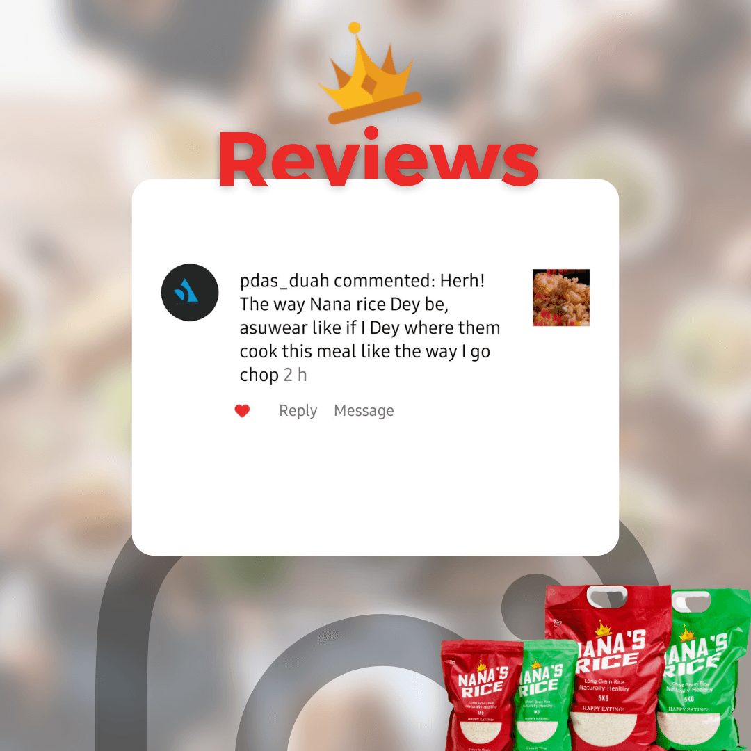 Love the energy! Keep it coming!
If you really love Nana's Rice, the King of Rice From Home...Head over to our facebook page and leave an epic review today!