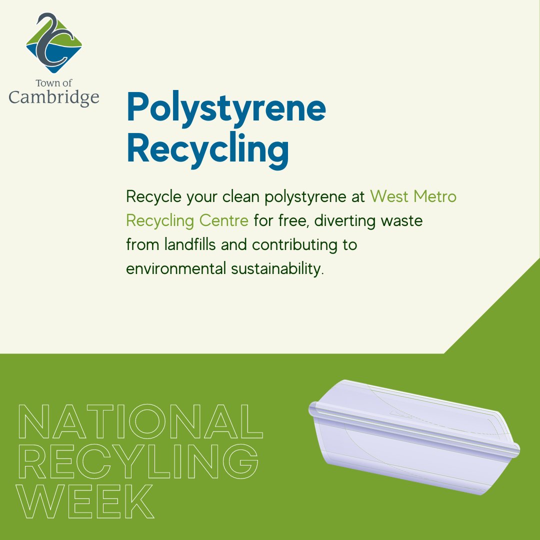 Drop off your clean polystyrene at West Metro Recycling Centre (WMRC) for FREE, you’re helping us keep it out of the landfills. 🚯♻️

👉 Learn more about how you can participate at WMRC: ow.ly/yZ9250Q5m9j

#PolystyreneRecycling #Sustainability