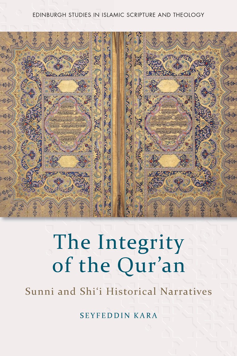 My upcoming book, "The Integrity of the Qurʾan: Sunni and Shiʿi Historical Narratives," is scheduled for publication by Edinburgh University Press. It will be available through open access in early 2024.