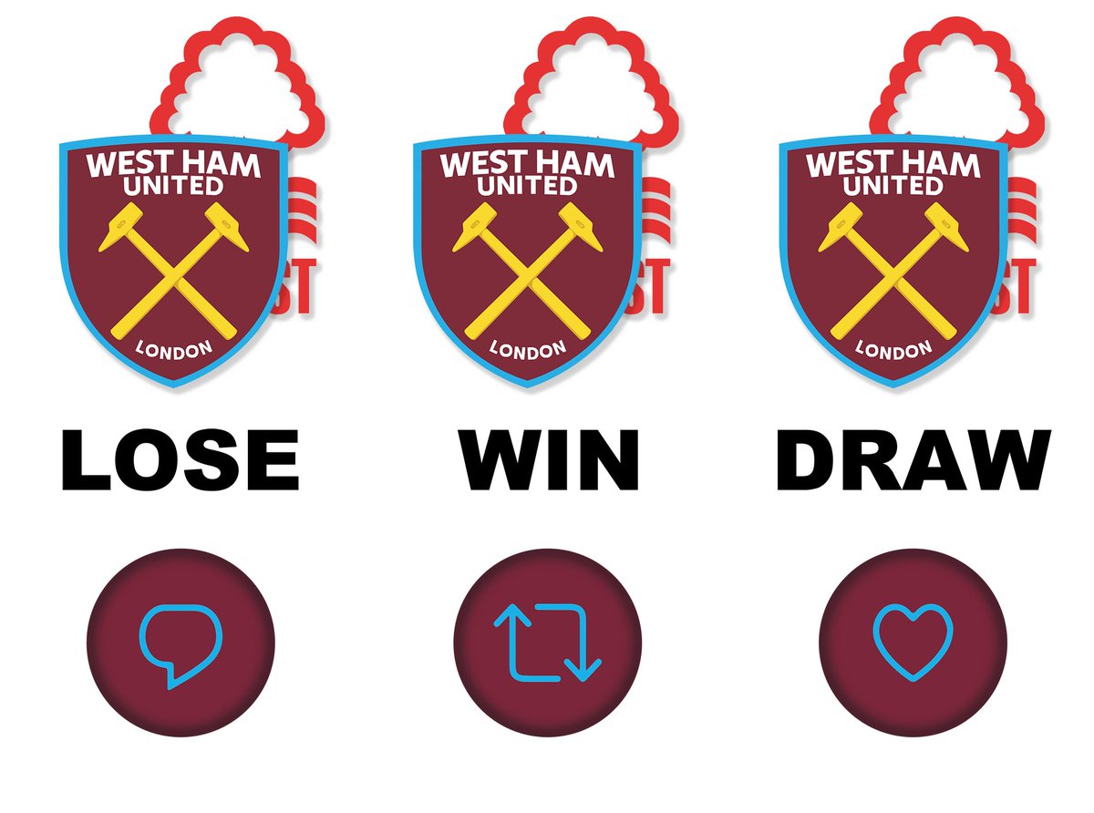 So how are we thinking we'll get on against Forest? #COYI #WHUNFO