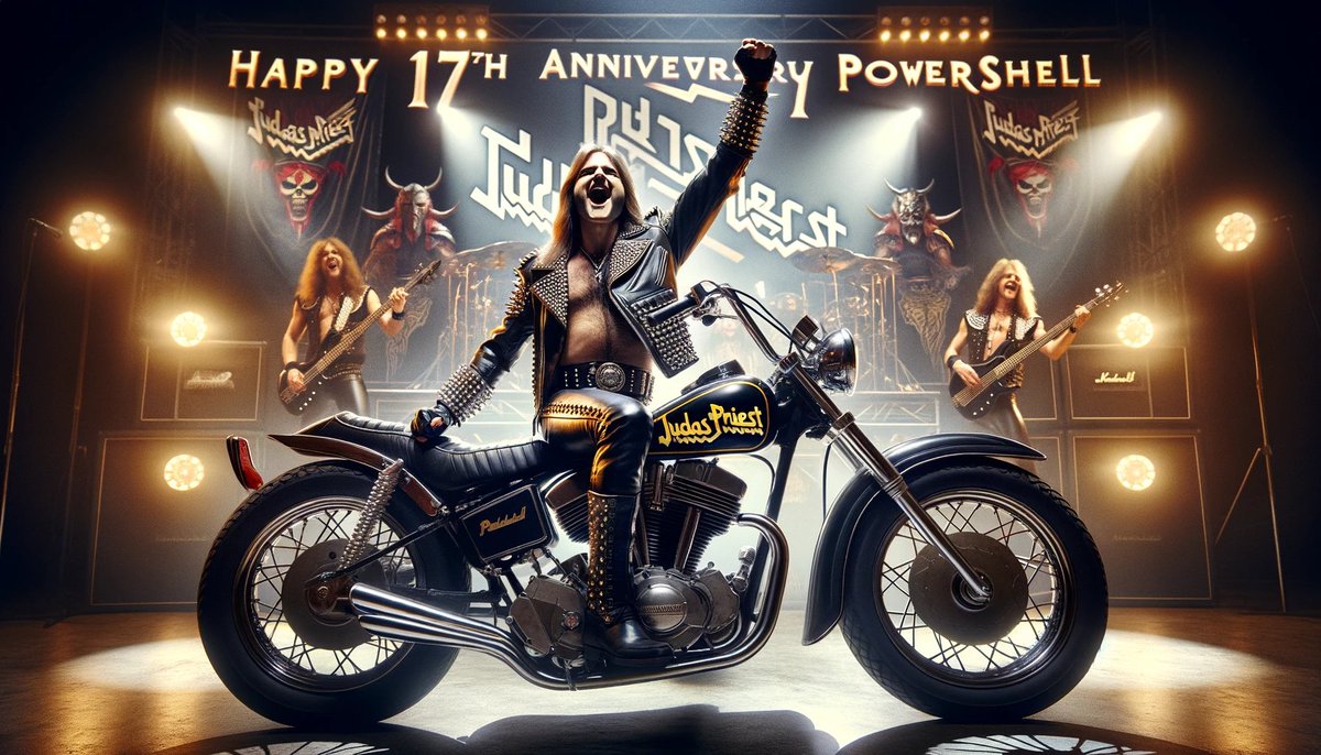 HeikoBrenn's tweet image. The British music scene pays tribute to PowerShell's anniversary. PowerShell keeps on rockin‘.
#PowerShell #17PowerShell #PowerShellRockz #PowerShellAnniversary