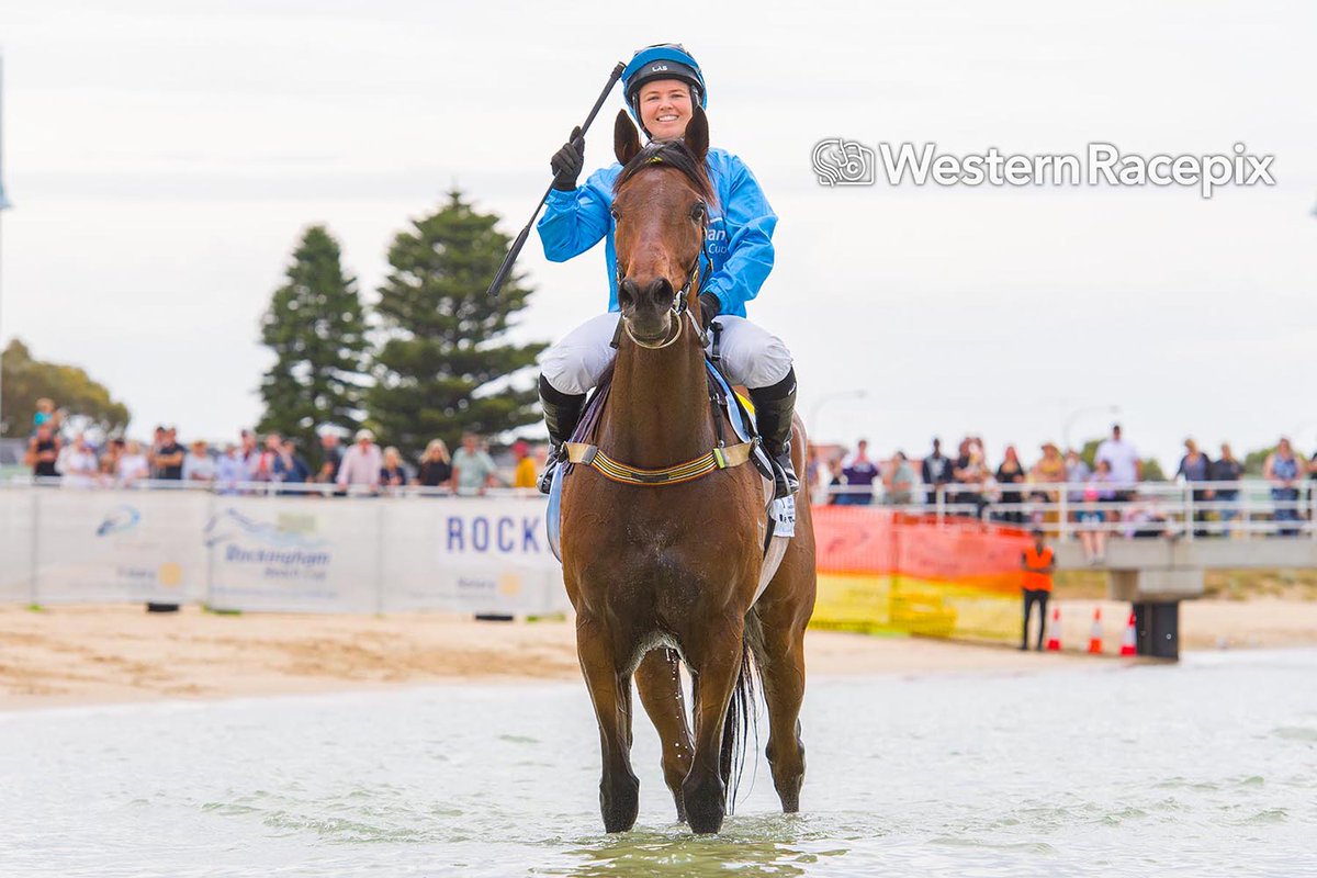WesternRacepix's tweet photo. COUSIN NICCI wins the 2023 Channel 7 Rockingham Beach Cup for jockey Renee Forrest and trainer David Harrison!
#WesternRacepix #RockinghamBeachCup
More πΈ https://t.co/XhRFkk00xX https://t.co/vzBDS7hoAr