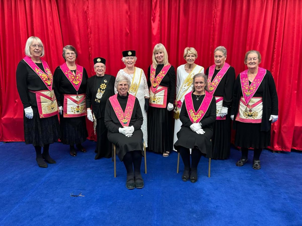 Order of Women Freemasons (@orderwomen) on Twitter photo The <a href="/OrderWomen/">Order of Women Freemasons</a> Mystic Cup Chapter No 1 was delighted to welcome two new members into Rose Croix this weekend. #rosecroix #Freemasonry The <a href="/OrderWomen/">Order of Women Freemasons</a> Mystic Cup Chapter No 1 was delighted to welcome two new members into Rose Croix this weekend. #rosecroix #Freemasonry