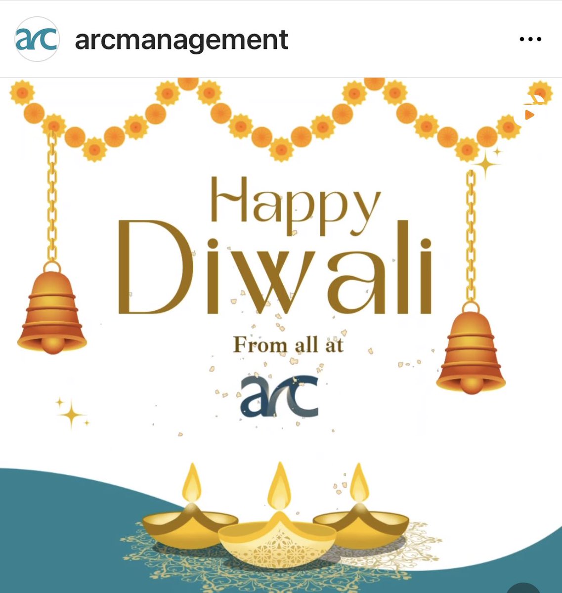 Happy Diwali 🪔 to everyone celebrating #HappyDeepavali2023 @arcmanagementco