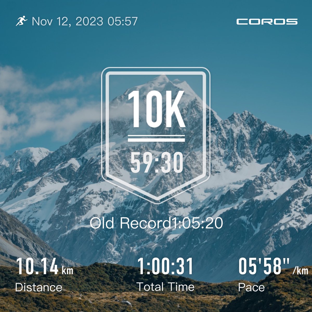 Live Run! XP 10km with record 💪🏻