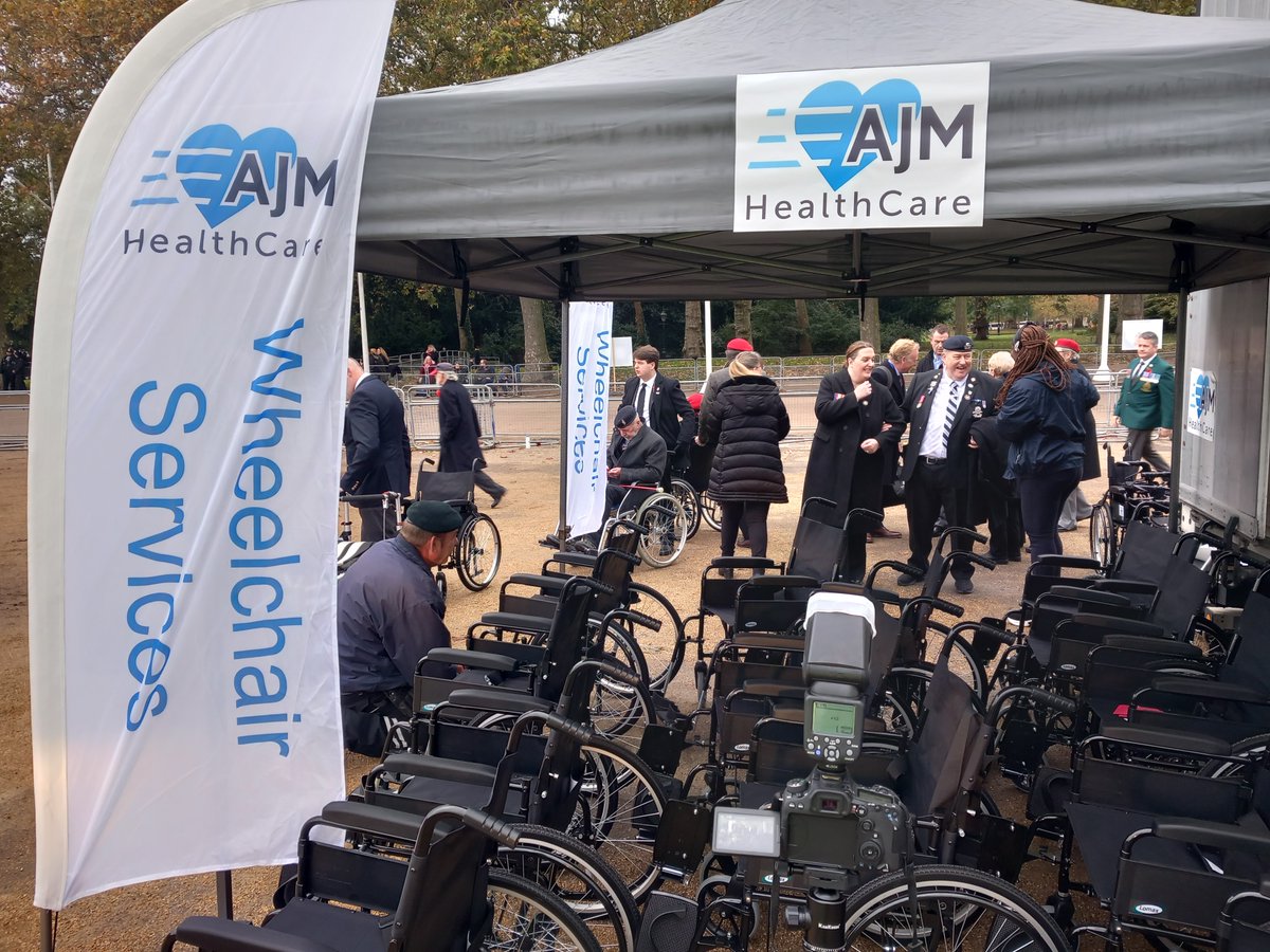 Great to see  so many of you this morning on your way to the Remembrance Service. We still have plenty of wheelchairs available for those who need them. Keep an eye out for us by the entrance to the parade ground if you require one for the day.