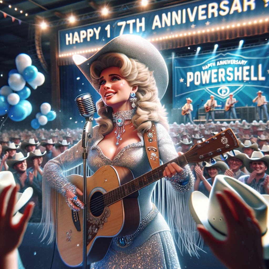 HeikoBrenn's tweet image. We are seeing the PowerShell celebrations continuing in Florida and Texas with some great songs.
Destiny‘s C.: The Scripting‘s On The Wall
Dolly P.: Script Of Many Colors
#PowerShell #17PowerShell #PowerShellRockz #PowerShellAnniversary
