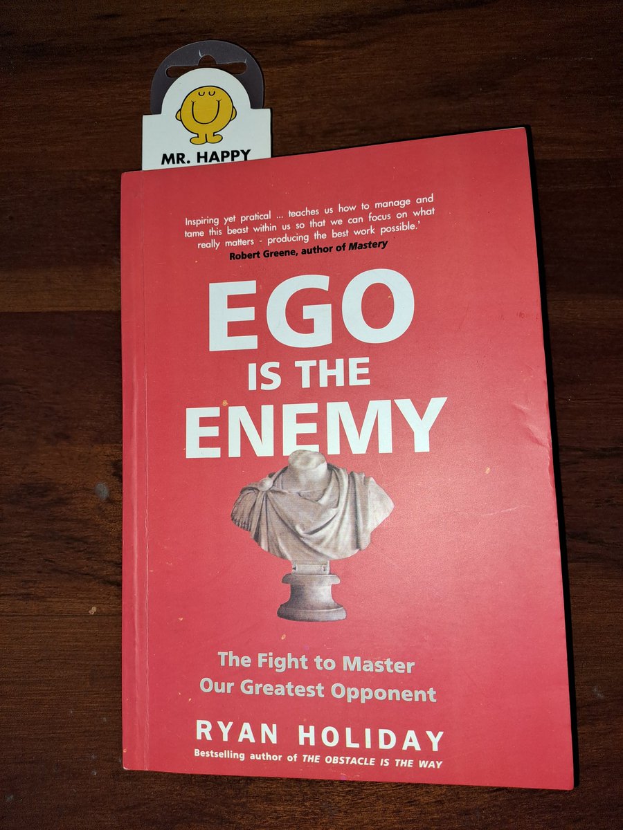 Enjoying my latest read that I highly recommend. I will classify this read as a "prescription on humility." Key lessons to keep you grounded.