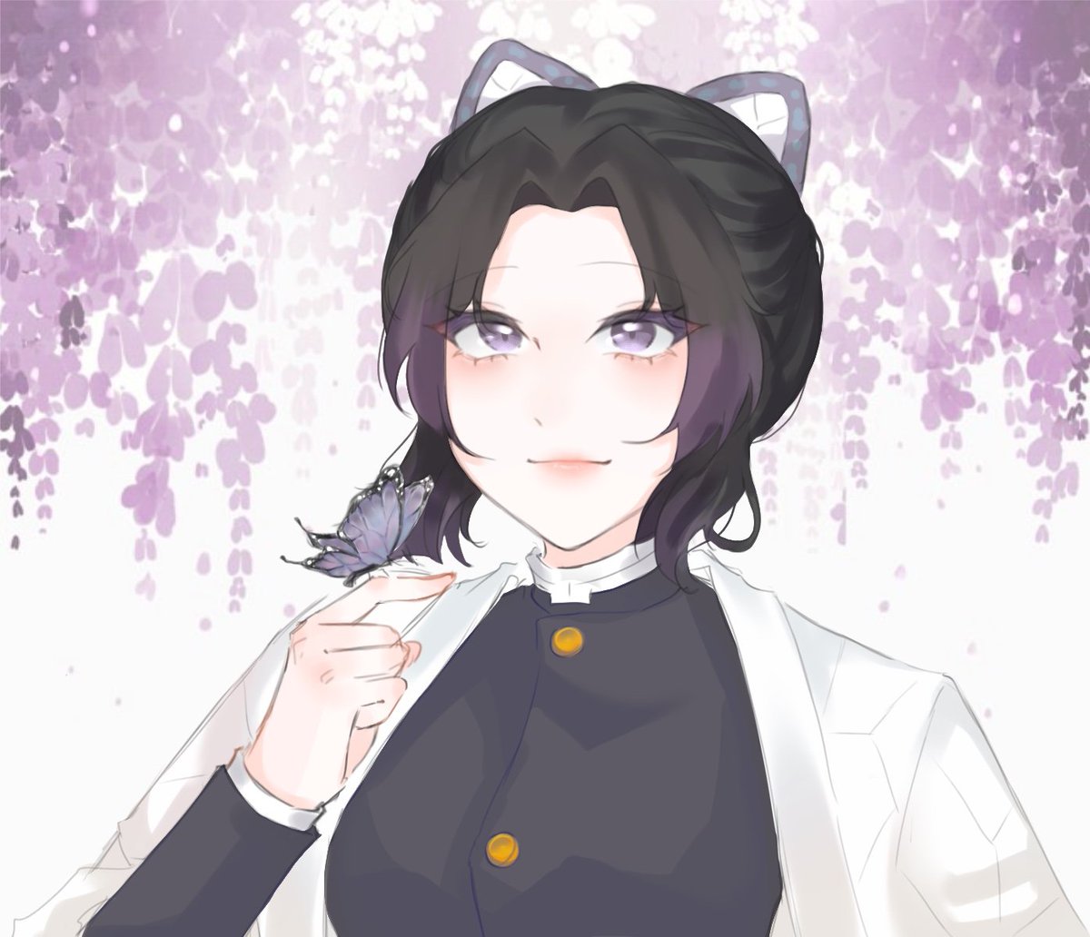 dusdm331's tweet image. #しのぶ 본래 추구하던 수채느낌 그림체...