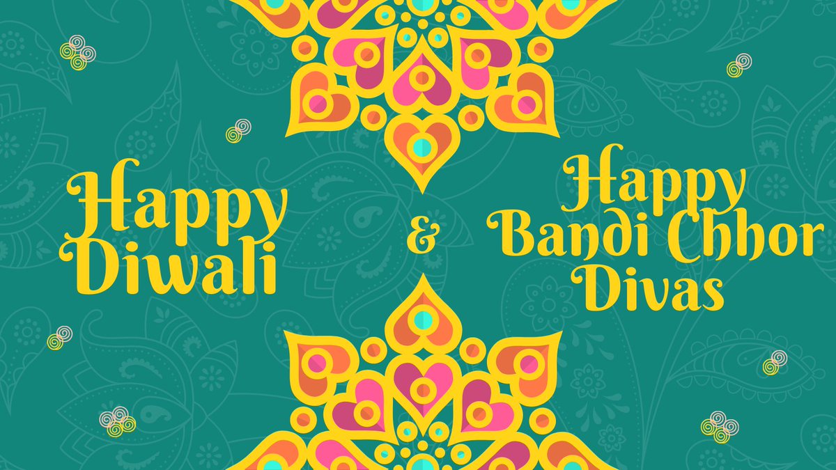 Happy Diwali and Happy Bandi Chhor Divas to everyone celebrating around the world today. Important & timeless lessons around challenging injustice and the victory of light over darkness #BandiChhorDivas #Diwali