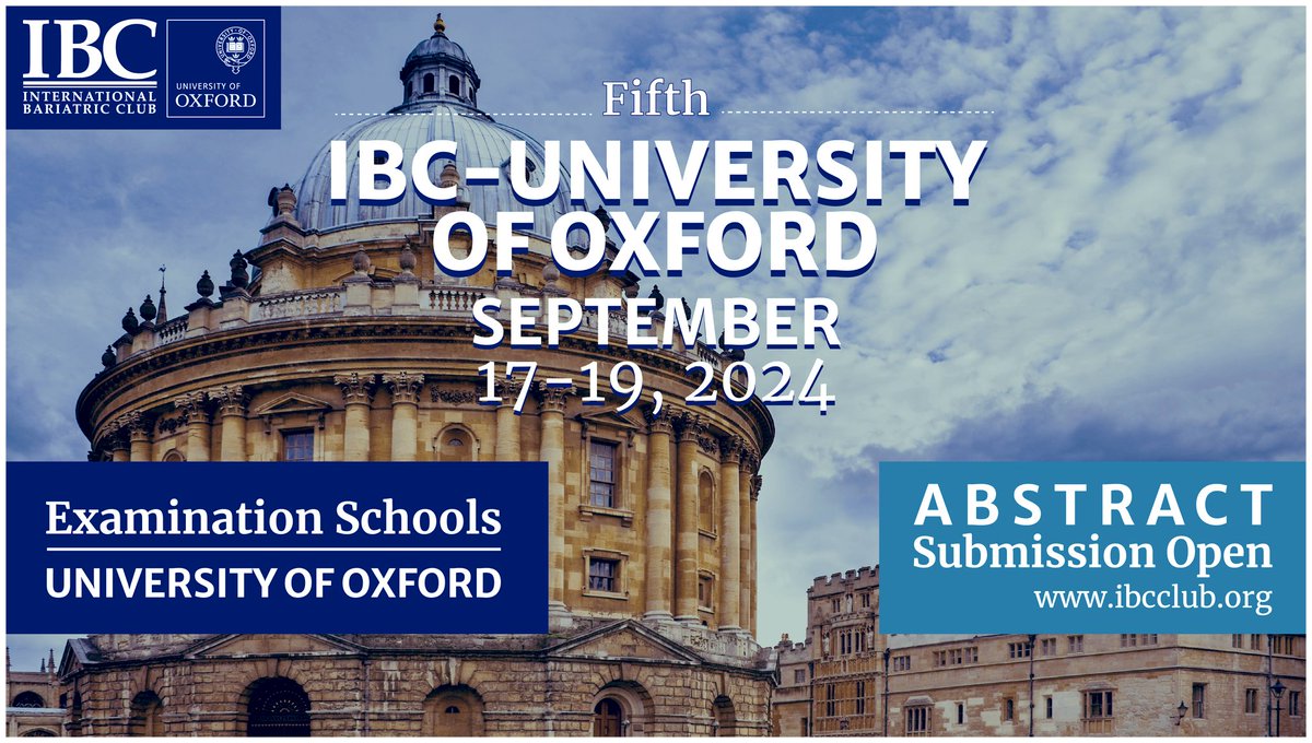 Haris Khwaja (@bariatric_doc) on Twitter photo Fifth International Bariatric Club <a href="/IBCClub1/">International Bariatric Club</a> University of Oxford World Congress
‘Managing Obesity & Diabetes: From the Laboratory to the Clinic to the Operating Room to the World’
September 17-19, 2024
Info: ibcclub.org
<a href="/BariatricNews/">Bariatric News</a> <a href="/ZaherToumi/">Zaher Toumi MD</a> <a href="/OMGhanemMD/">Omar M Ghanem</a> Fifth International Bariatric Club <a href="/IBCClub1/">International Bariatric Club</a> University of Oxford World Congress
‘Managing Obesity & Diabetes: From the Laboratory to the Clinic to the Operating Room to the World’
September 17-19, 2024
Info: ibcclub.org
<a href="/BariatricNews/">Bariatric News</a> <a href="/ZaherToumi/">Zaher Toumi MD</a> <a href="/OMGhanemMD/">Omar M Ghanem</a>