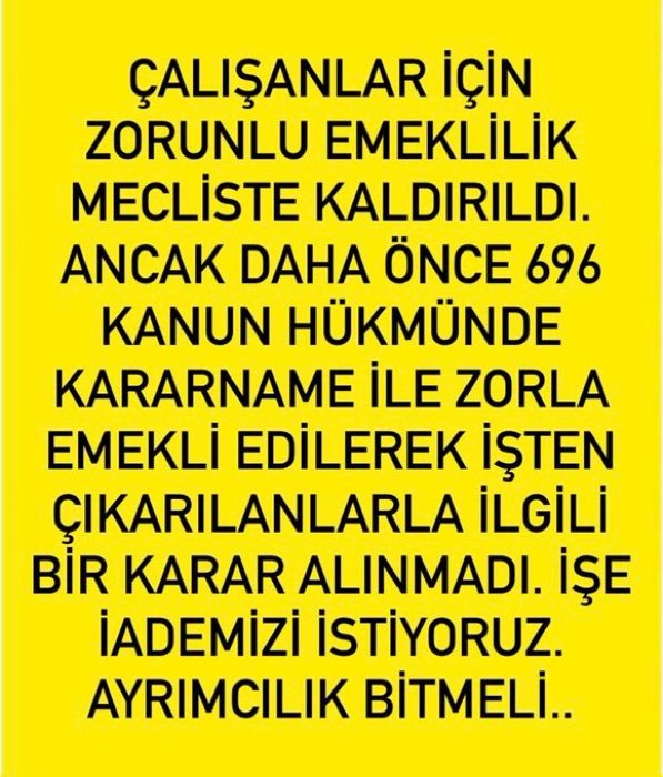 OzcanSems's tweet photo. @isikhanvedat
@vedatbilgn
@_cevdetyilmaz
@Mahi_Nur
@zyapicioglu
@ErbakanFatih
@melihguuner
@TBMMDilekceKom
@iscikardesligi 
@hasandogan
@csgbakanligi
@InsanHaklariDB
@KaramikSunay
@HakanToy06
2018-2023 ZORUNLU EMEKLİ MAĞDURLARI SESLENİYOR!!! #zorunluemekliyiduyunartık https://t.co/RTcfVILzNj