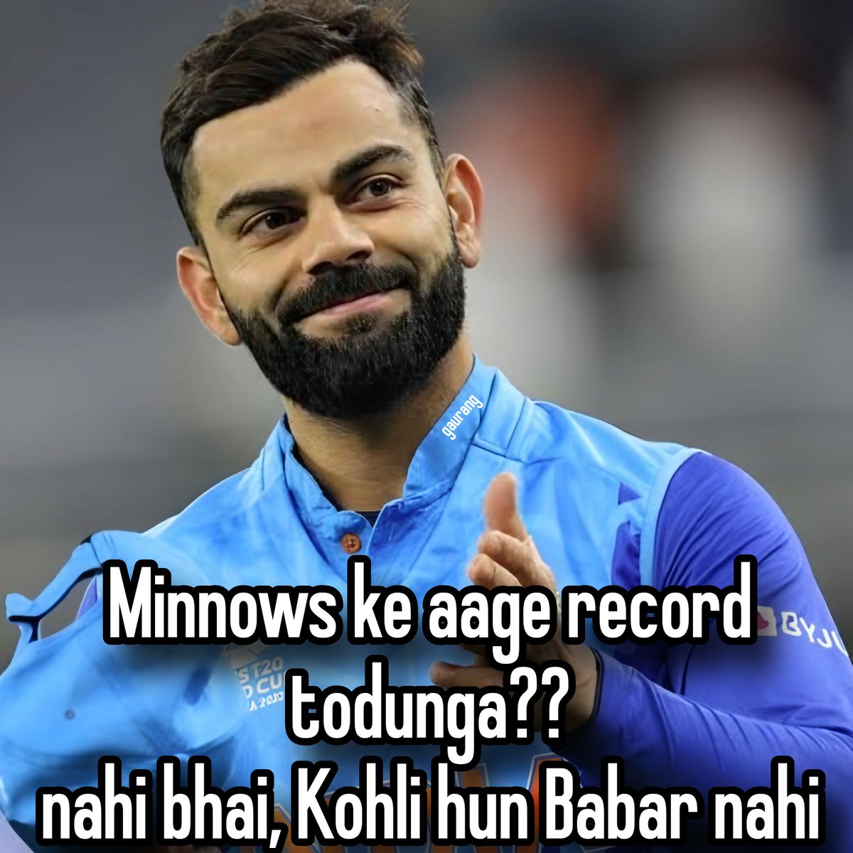 GaurangBhardwa1's tweet photo. King Kohli respect ❤️ https://t.co/HY5qETZSa8